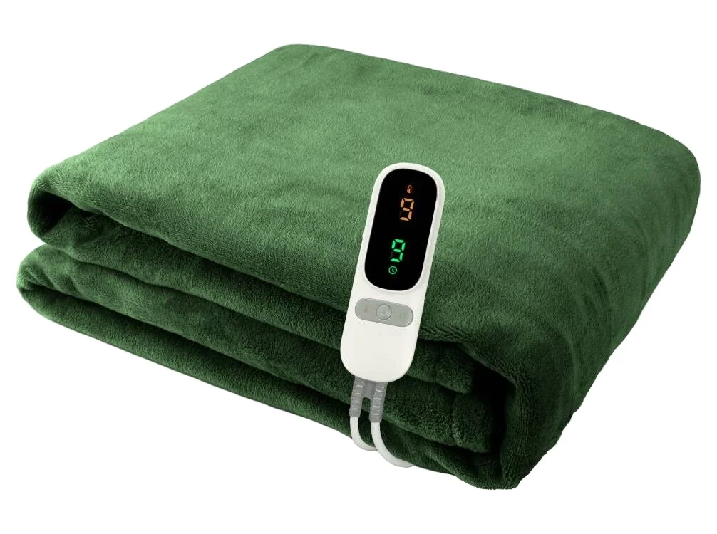 PTC & NTC heating system bed warmer 220v electric heating soft heated throw overblanket