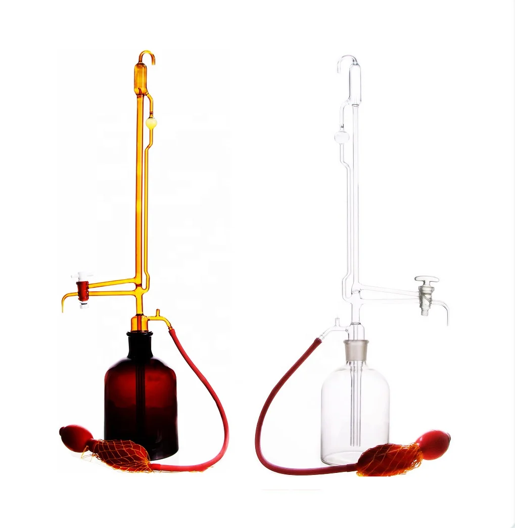 Автоматическая бюретка белая прозрачная коричневая 10 мл/25 мл/50 мл универсальная стеклянная бюретка для кислотных и щелочных растворов