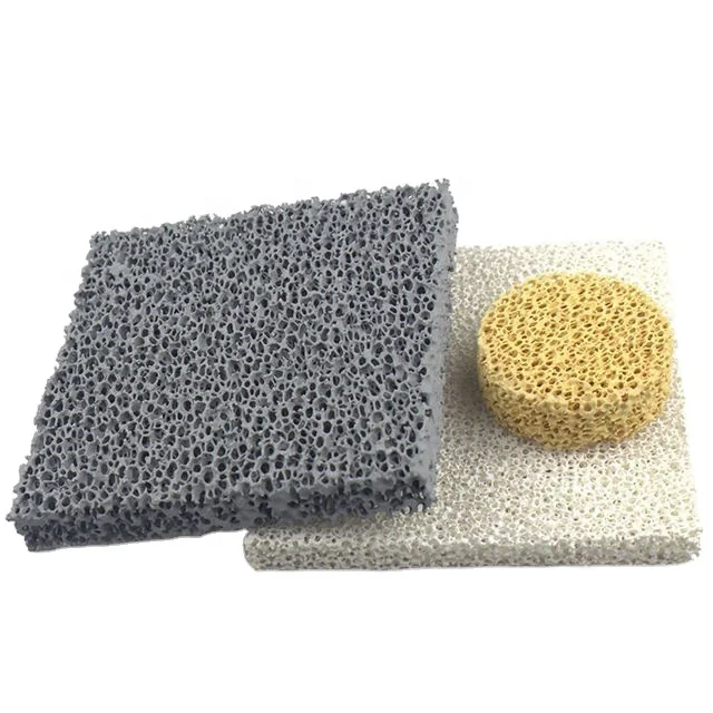 Factory Price High Quality Porous Alumina Ceramic Foam Filter For Molten Metal Filtration