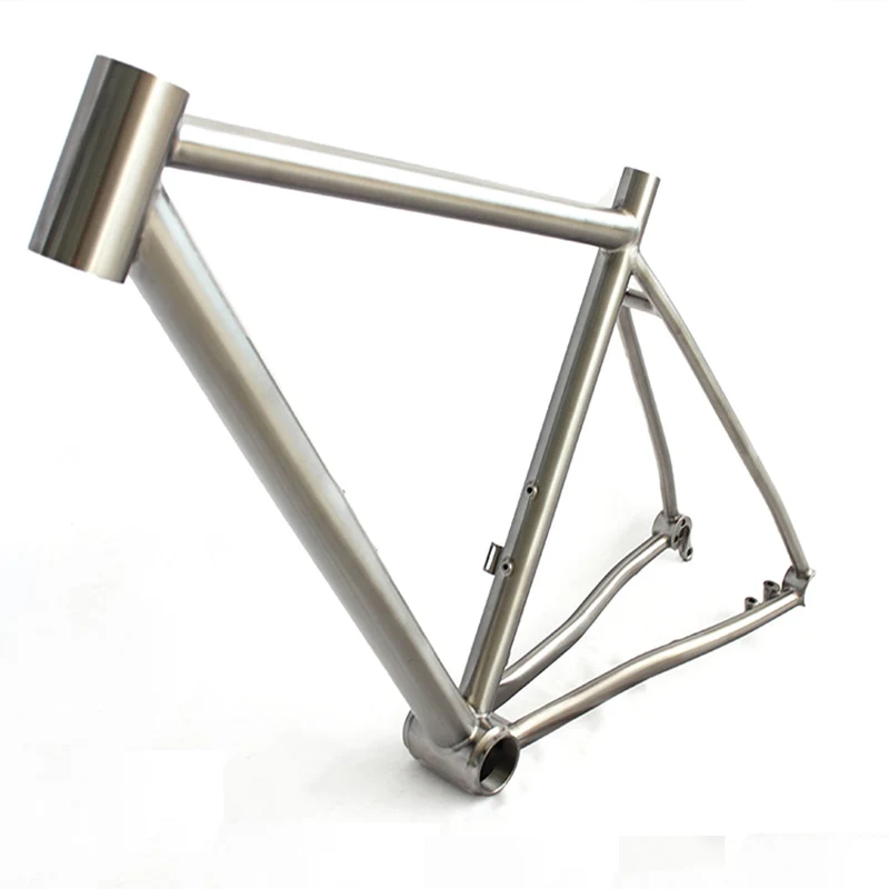 T47 Bottom Bracket Thru Axle Titanium Gravel Road Bike Frame Full Internal Cable with Flat Mount Disc Brake