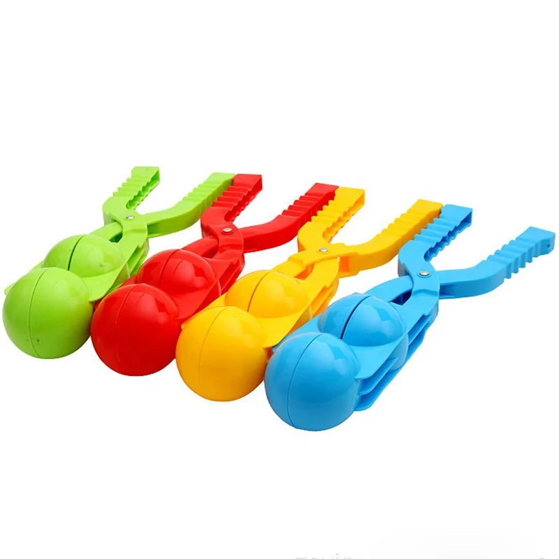 
1Pcs double Snowball clip Winter Snow Ball Maker Sand Mold Tool Snowball Fight Snow Scoop Maker Clip 