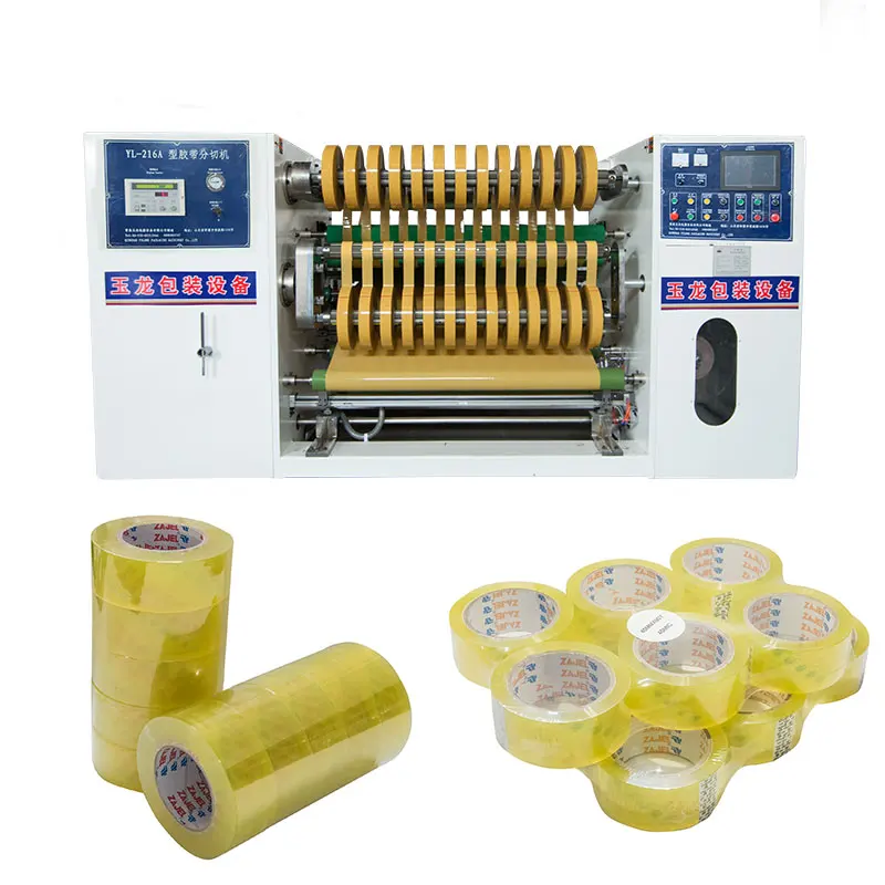 
Hot Selling High Speed Automatic CE Super Clear Bopp Adhesive Tape Slitting Machine 