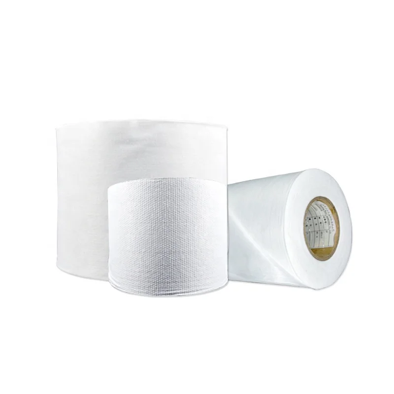 Spunlace Non Woven Nonwoven Fabric Rolls 45GSM Cellulose Polyester Polypropylene Disposable Spunlace Nonwoven