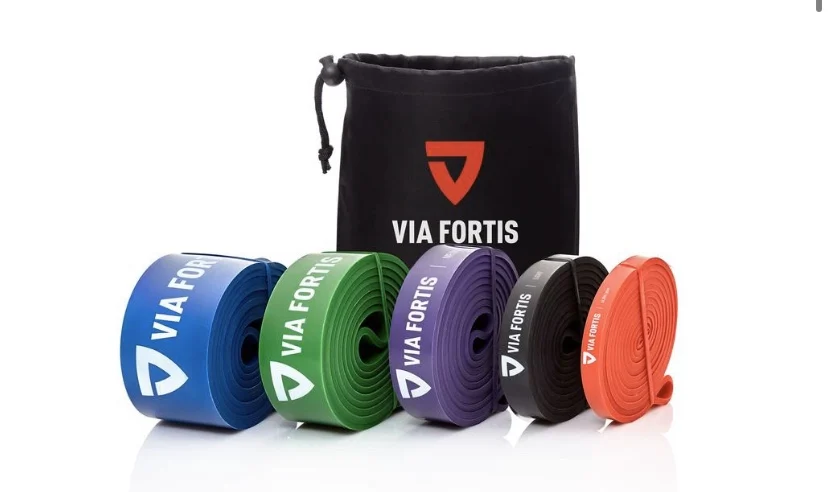 
Custom Natural Latex Pull Up Assist Resistance Band Set 