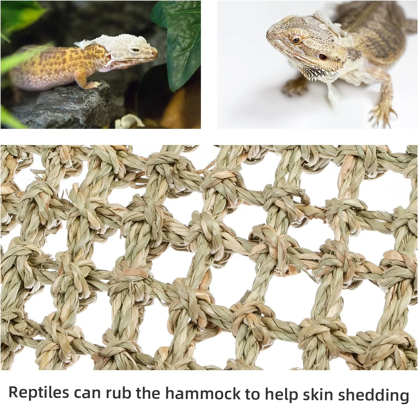 Bearded Dragon Hammock Reptile Lounger for Chameleon Lizards Gecko Snakes Lguana Reptiles Geckos Hammocks