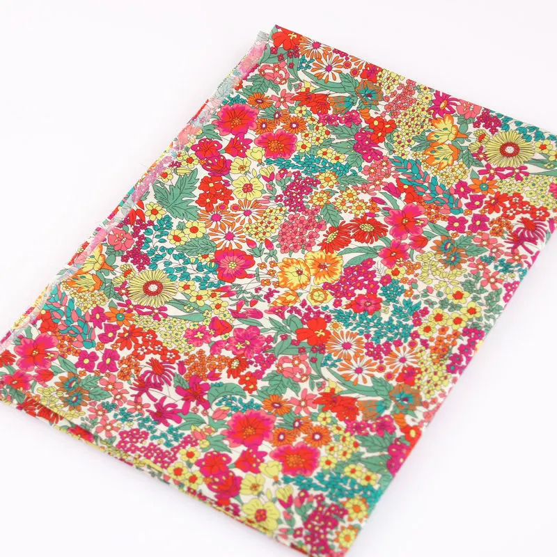 Flower Poplin Cotton Fabric Liberty Of London Print fabric