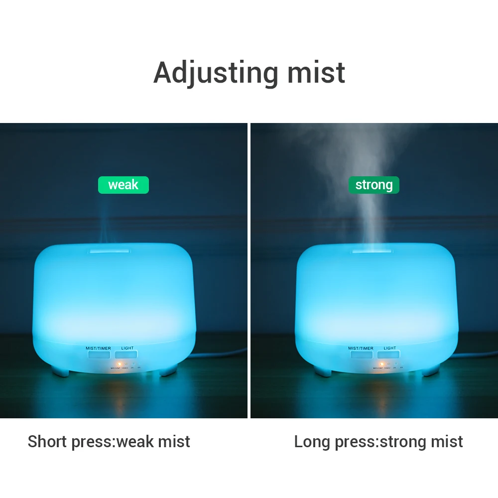 
Remote control 300ml ultrasonic Cool Mist Aroma Diffuser with changing colored led lights Aromatherapy Humidifier 