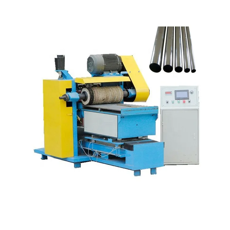 High Efficiency Round Metal Tube Wheel Polishing Machine