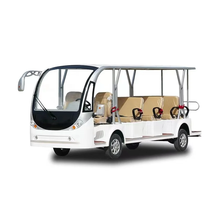 Large Volume Supply School Amusement Park Sightseeing Bus 14 Seater Mobility Scooter Minibus Passenger Bus