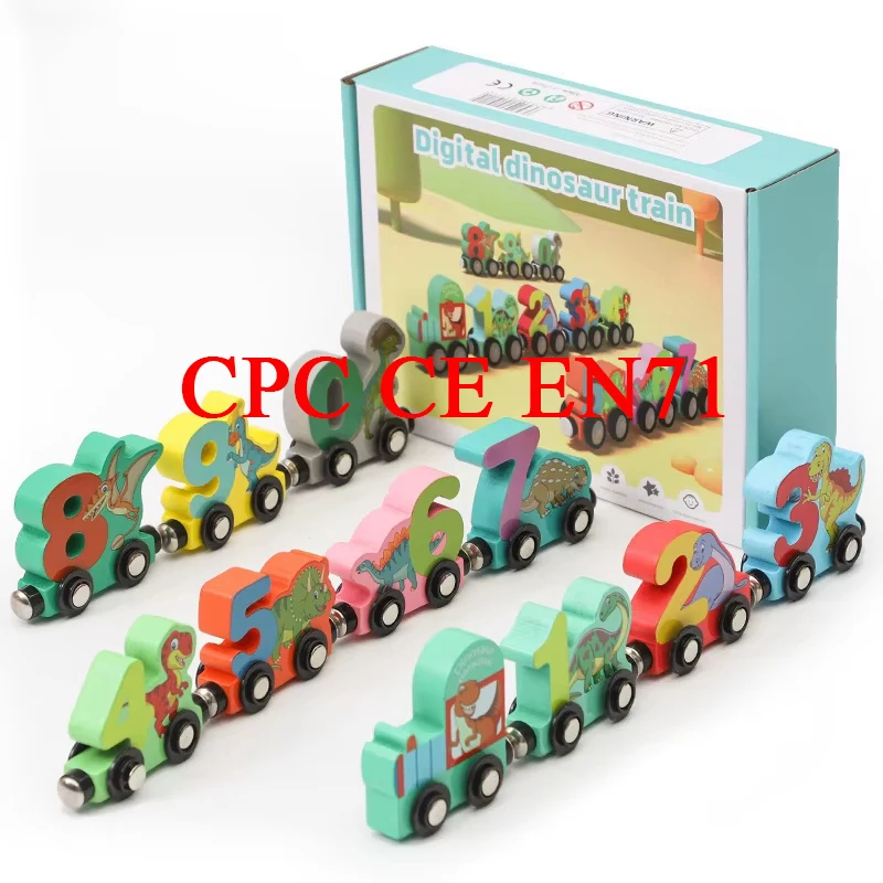 CPC CE EN71 деревянный автомобиль Детский игрушки ручной толкающий