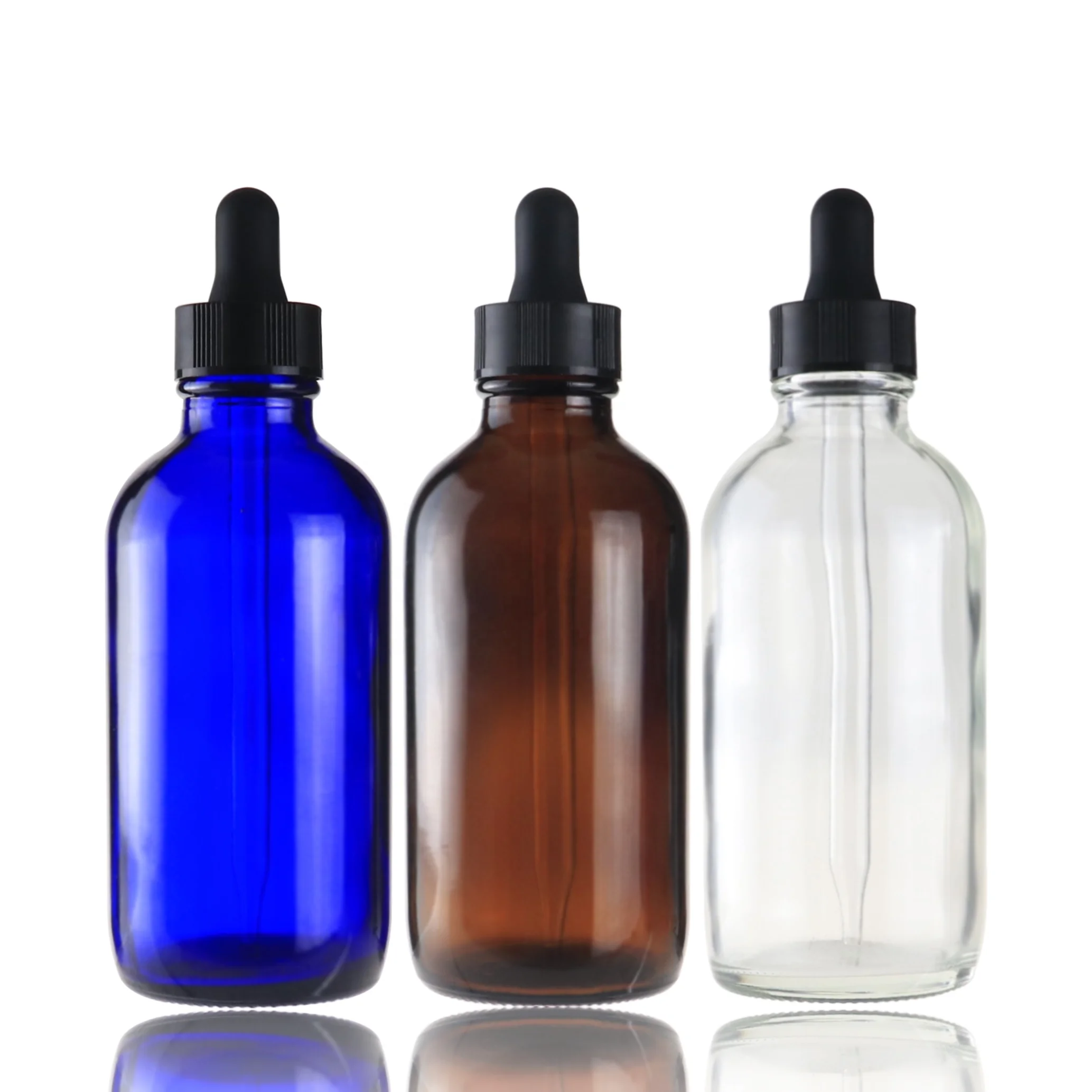 4oz Hot-Selling Glass Thick Bottle Package Essential Oil Dropper Bottle Clear Glass Serum Bottle With Dropper