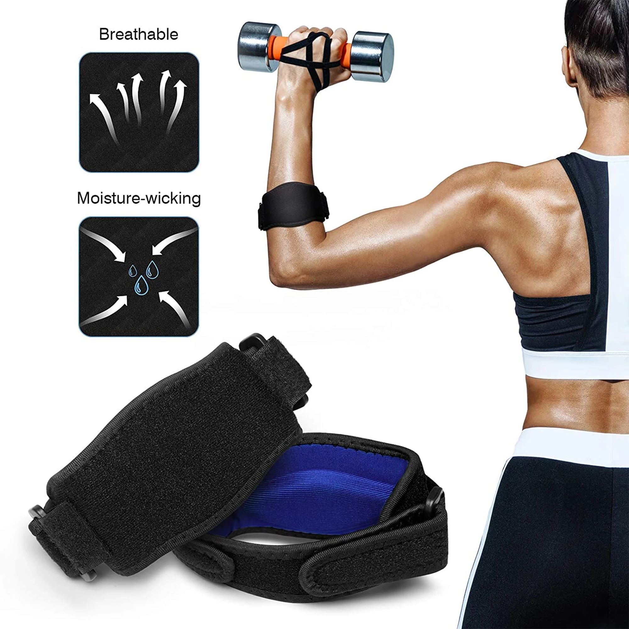 Yangzhou Star Hot Sale Compression elbow pad durable elbow support adjustable elbow brace support