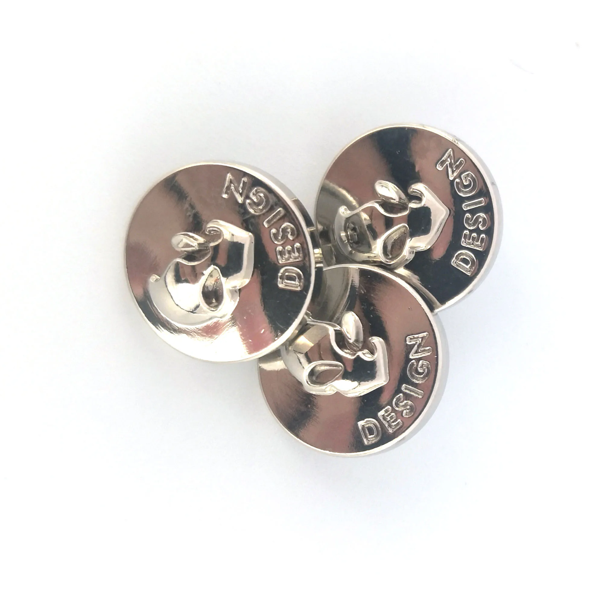 Custom metal clothing button manufacturer snap metal button with logo