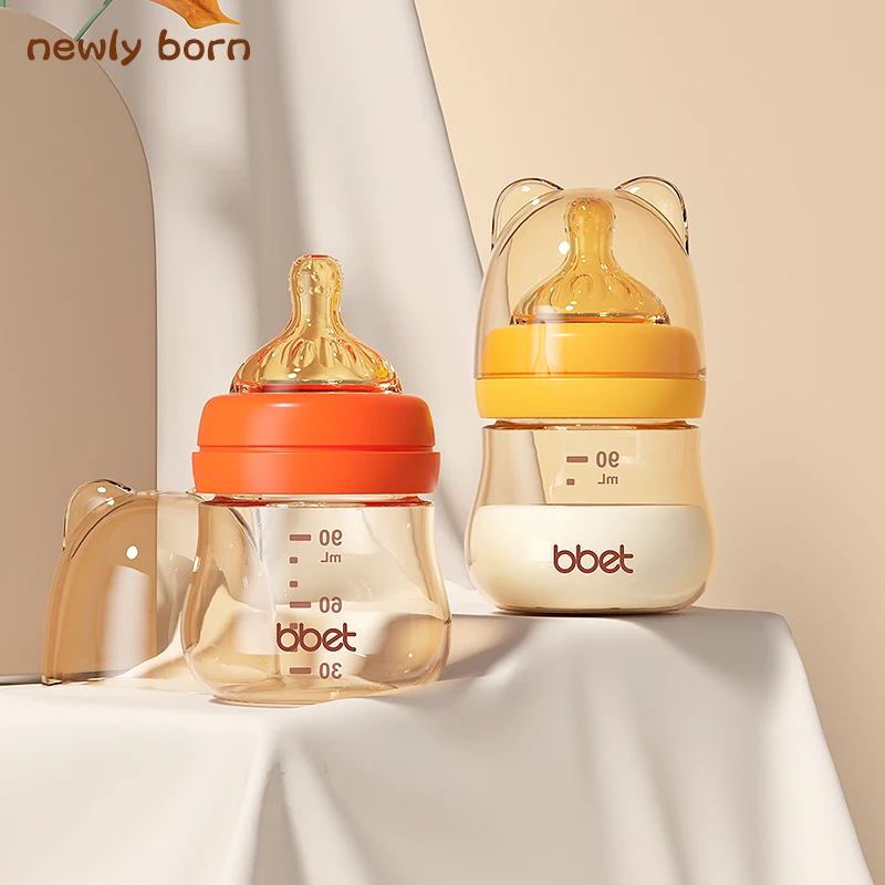 Newborn feeding bottle ANTI-COLIC BABY BOTTLE with Level 1 Slow Flow Nipple