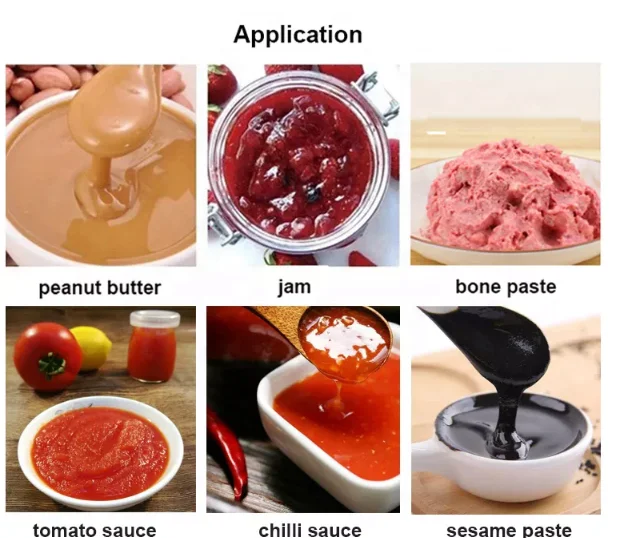 Nut Grinding Combined Almond Sesame Hazelnut Paste Peanut Butter Colloid Mill