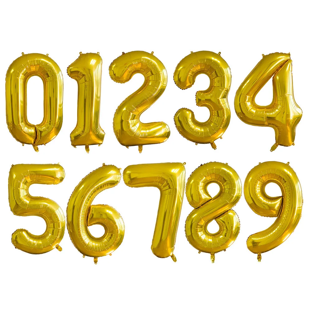 Hot Selling  32 inch Digital Aluminum Foil Balloon for Birthday Party Balloon Party Decorating Supplier