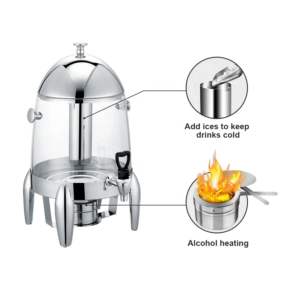 2023 Popular Best Quality Stainless Steel Juice Dispenser Hot Buffet Hotel Juice Dispenser And Cold Restaurant Hotel