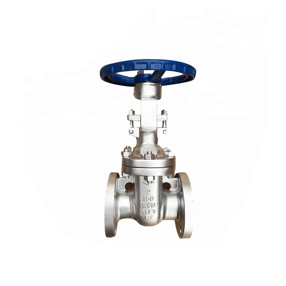 GATE VALVE, 150LBS,FLANGED END, RF, ANSI B16.1 BODY:ASTM A-216 WCB, STEM: ASTM A276 410  BODY (CASTED) COLOR SILVER RAL9006