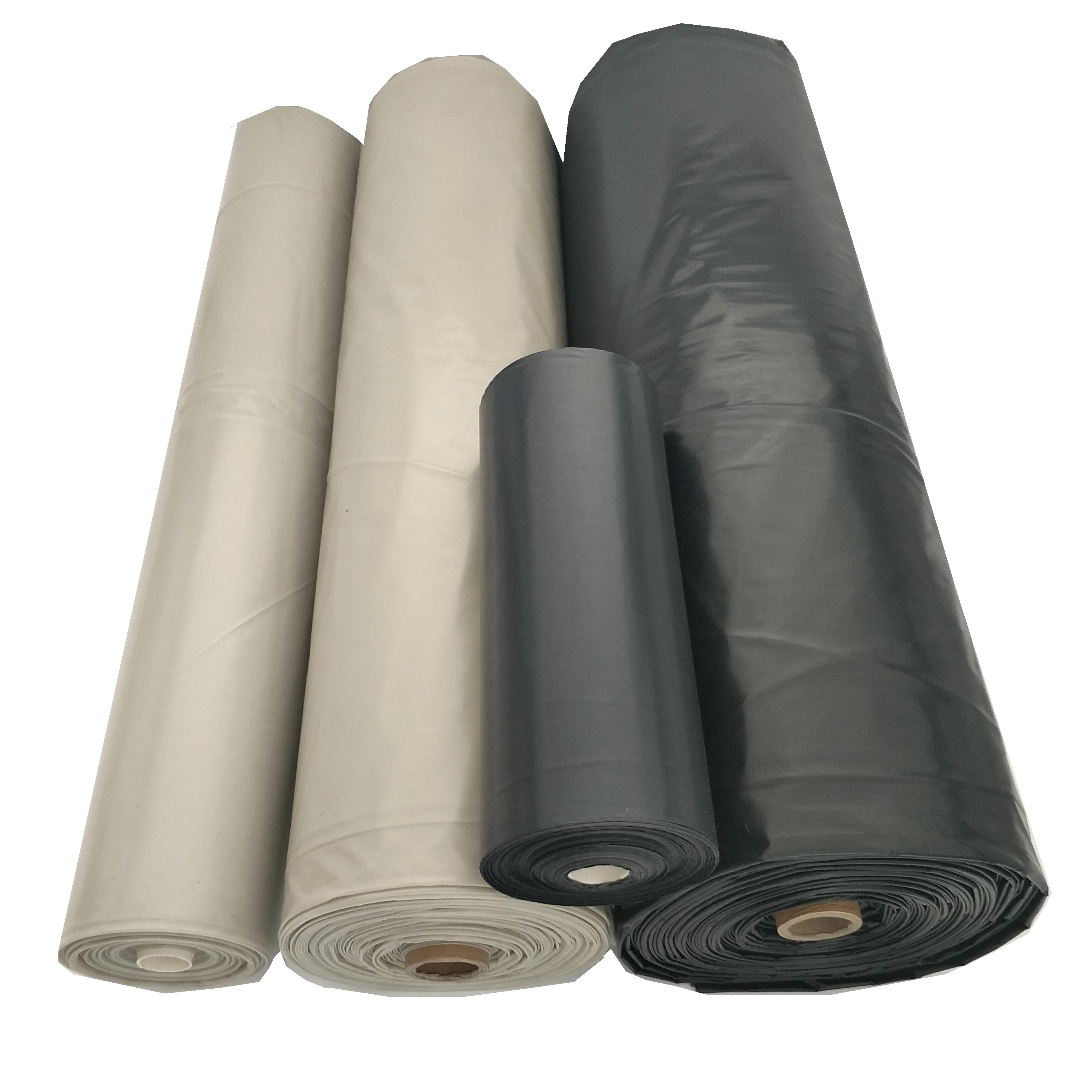 4m x 50m 200um medium impact black polyethylene builders film for construction builders plastic manufacturer