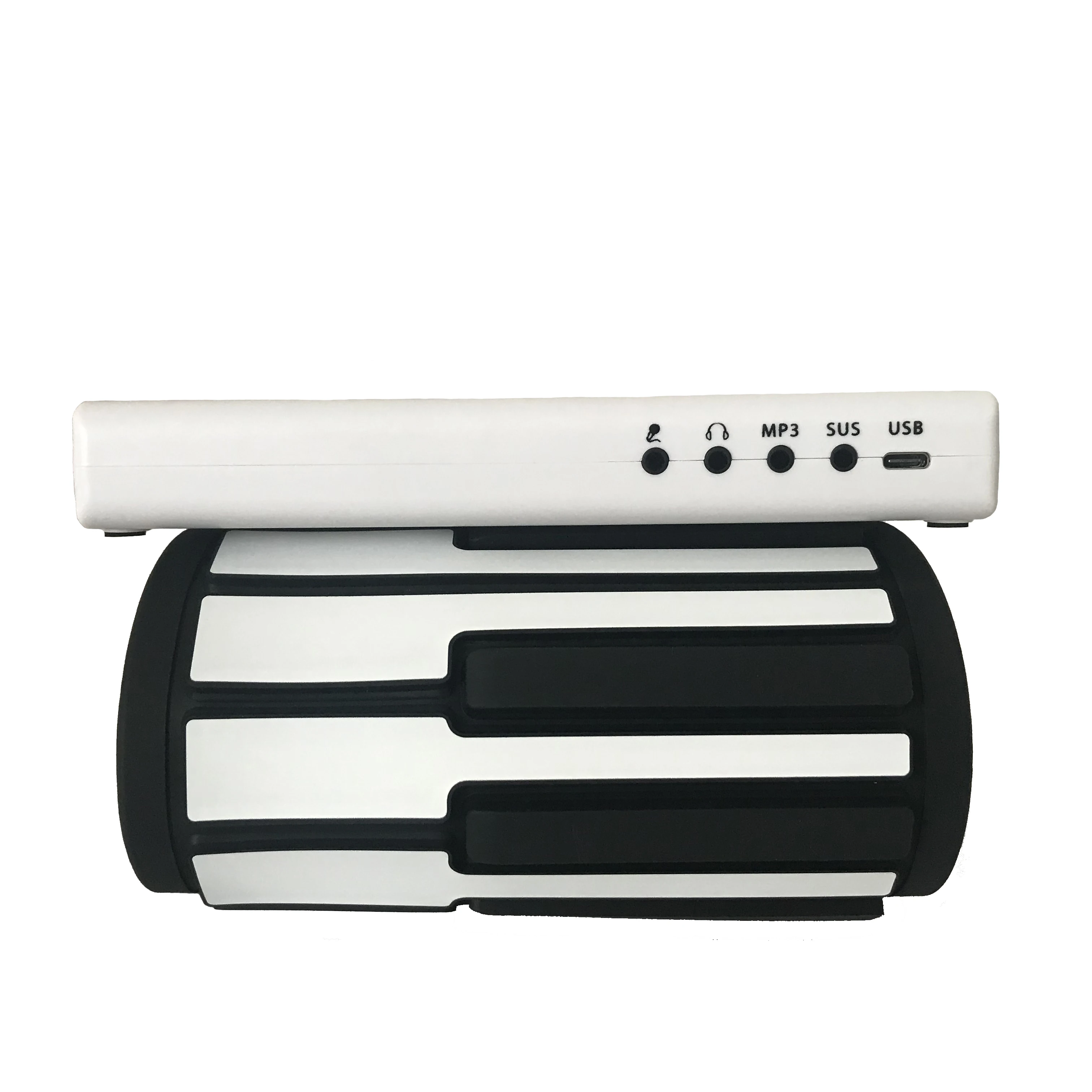Wholesale Cheap 88-keys USB Hand Roll Piano Portable Folding Electronic With No Speaker