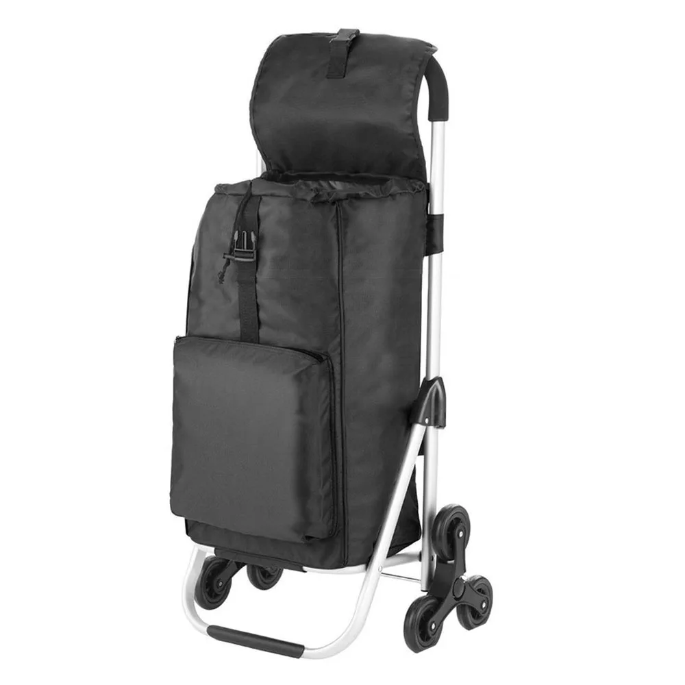 new designer market retractable Detachable  foldable collapsible folding Stair Climber grocery cart wheels shopping trolley  bag
