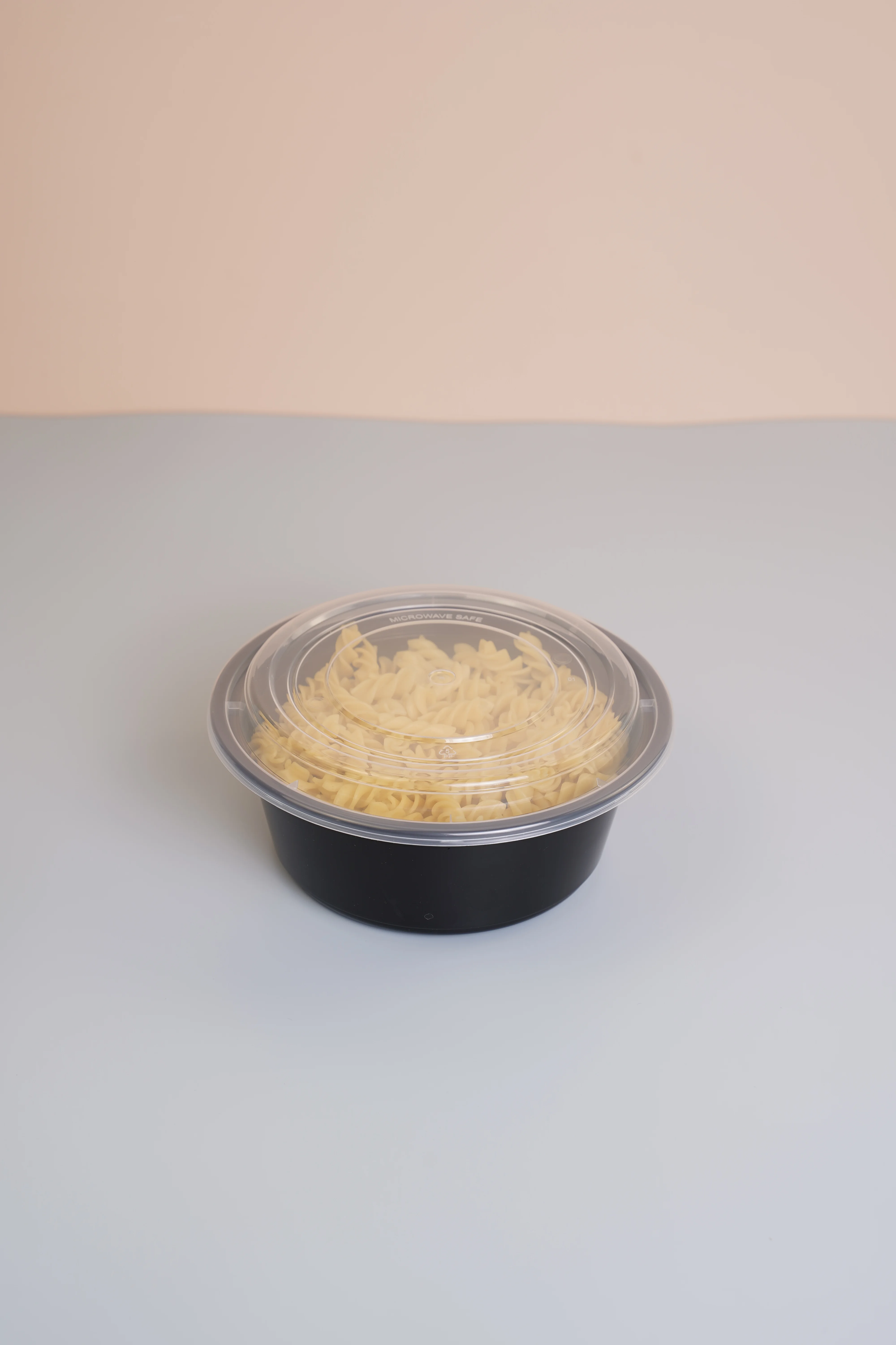 38oz 38 ounce 1100ml Round Reusable Heavy Duty Food Storage Container Food Grade Plastic Lunch Box Takeaway Bento Box with Lid