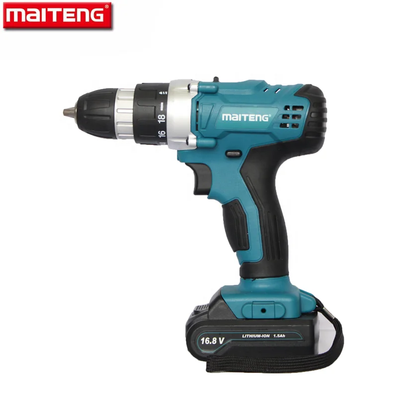 MAITENG MT8516 Two-speed high quality power tool  electric+  drill 16.8V cordless  hand drill