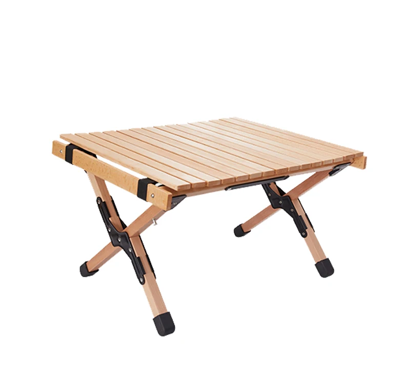 Outdoor Garden Picnic Portable Rectangle collapsible Dinning Table wood foldable BBQ Camping Self- driving tour egg roll table