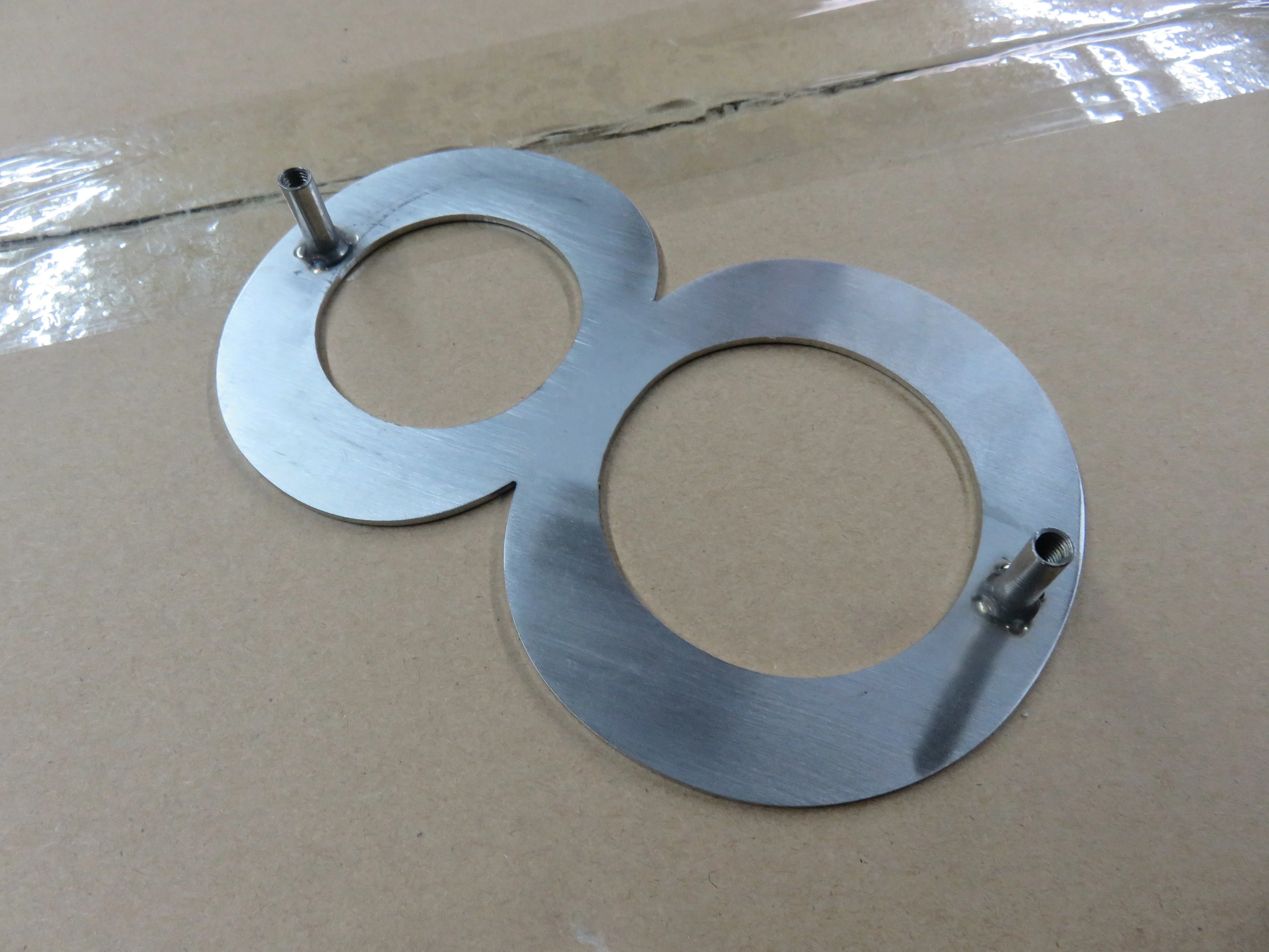 Door House Plate Street Address Mailbox Silver Sign Home Office Room Number Plate