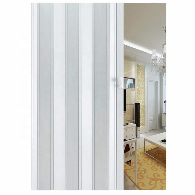Conbest Factory Cheap Price Toilet Plastic Partition PVC Folding Accordion Door For Home