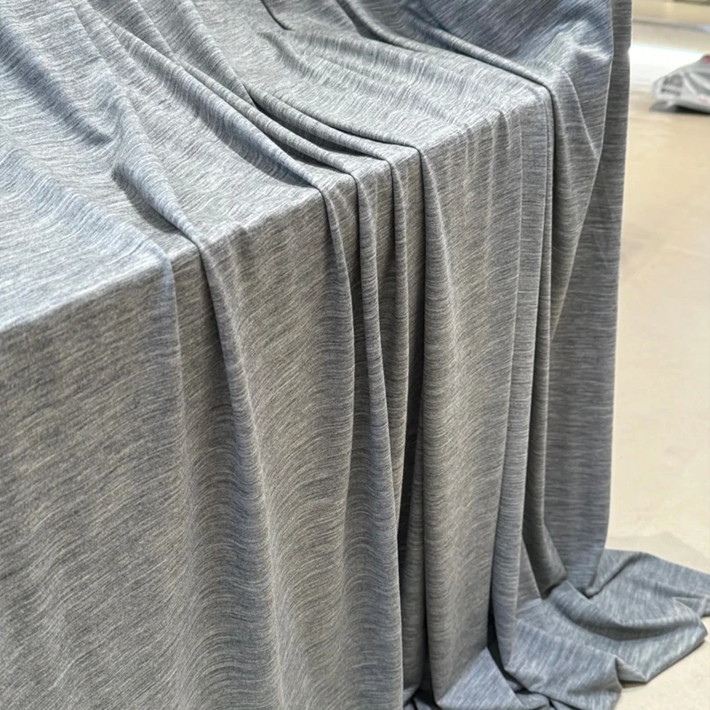 100%  merino wool jersey mulesins free t-shirt blend suitins knit fabric for Sports underwear  ,Machine washable