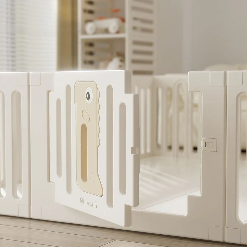 ejiale Colorful Playpens Kids Fence Children Corral Para Bebes  Baby Game Play Cute Dinosaur Fences For Babies And Toddlers