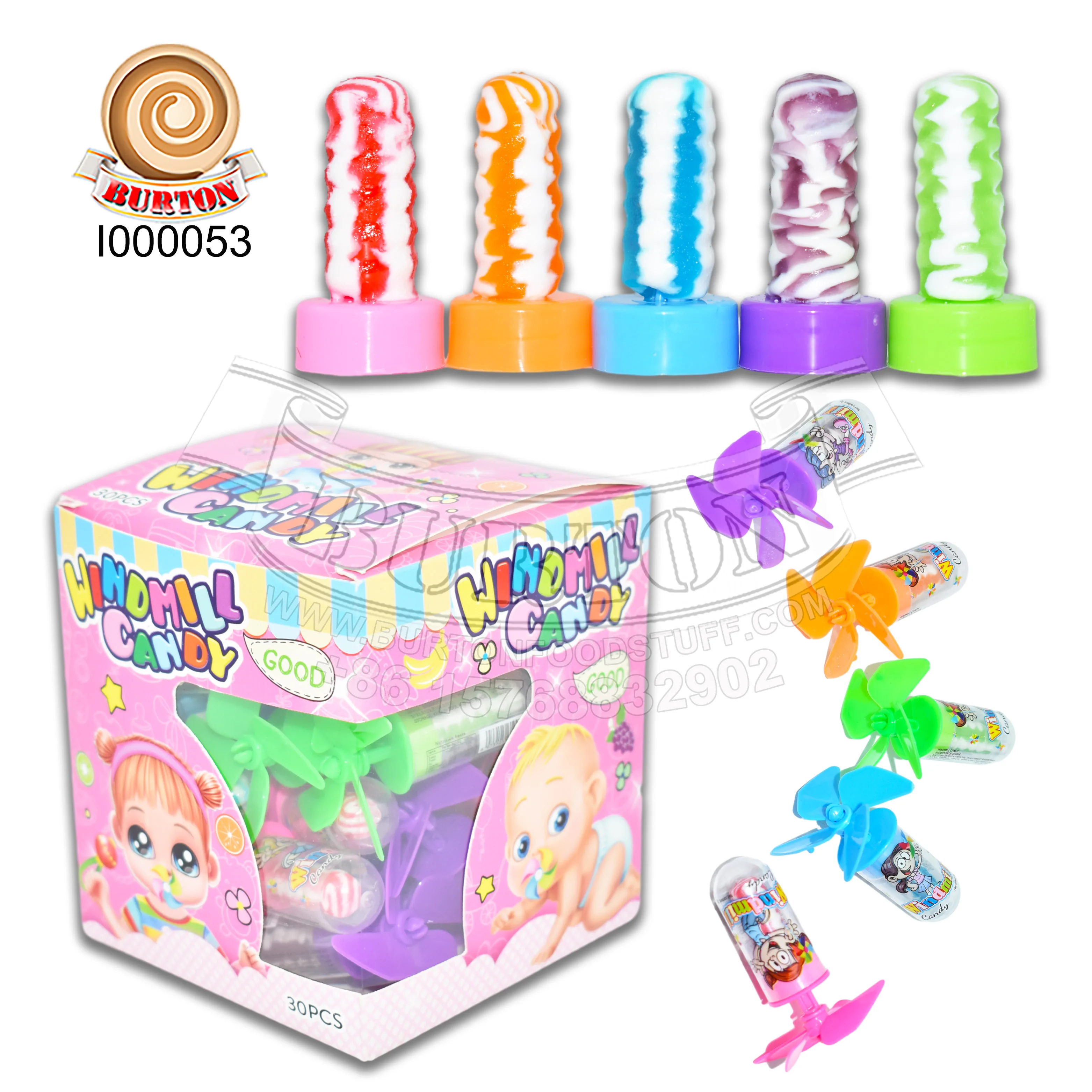 New product halal colourful sweet blowing wind leaf hard candy with colorful fruit flavor toy candy