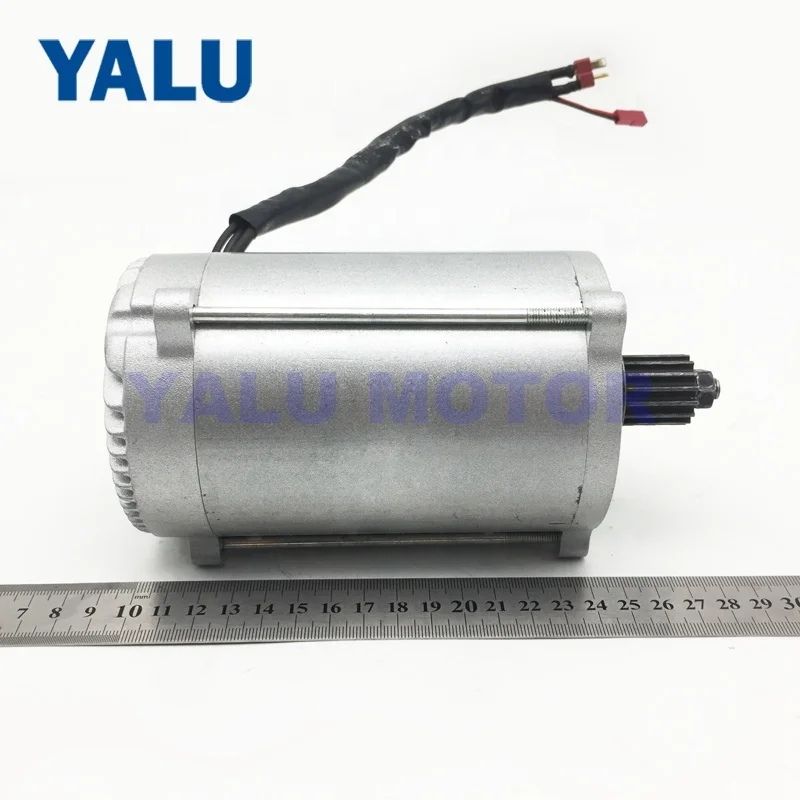 YALUMOTOR MY8922 800W 48V Belt Pulley E Bike Brush Motor Rear Earth Gasoline Pump DC Motor for Electric Scooter