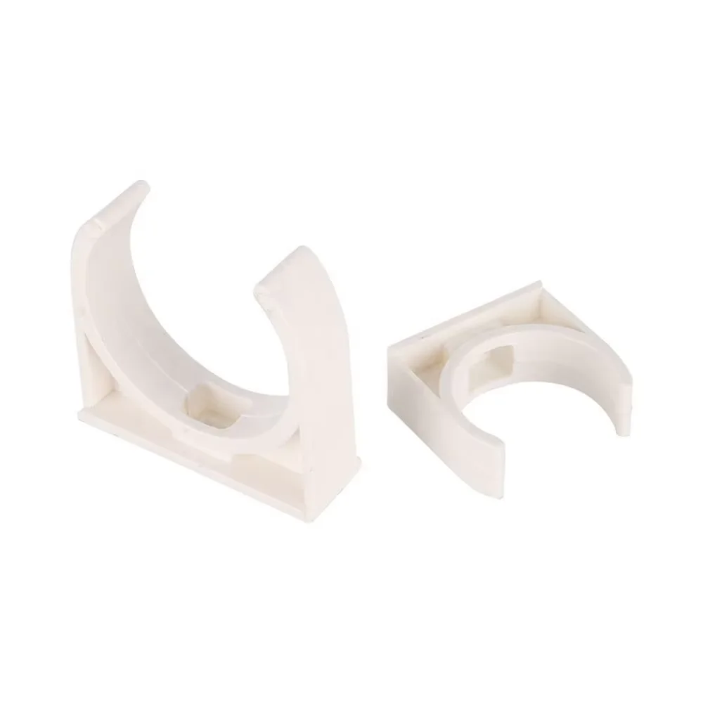 20 25 32 40 50mm Plastic PVC Pipe Clip Garden Water Hose Pipe Holder U Lock Tube Fixed Clamp