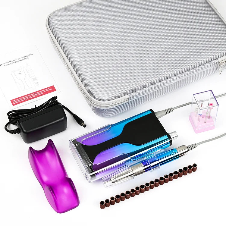 2020 New Design Rechargeable Nail Drill 35000 rpm Professional Electric Nail Art Machine