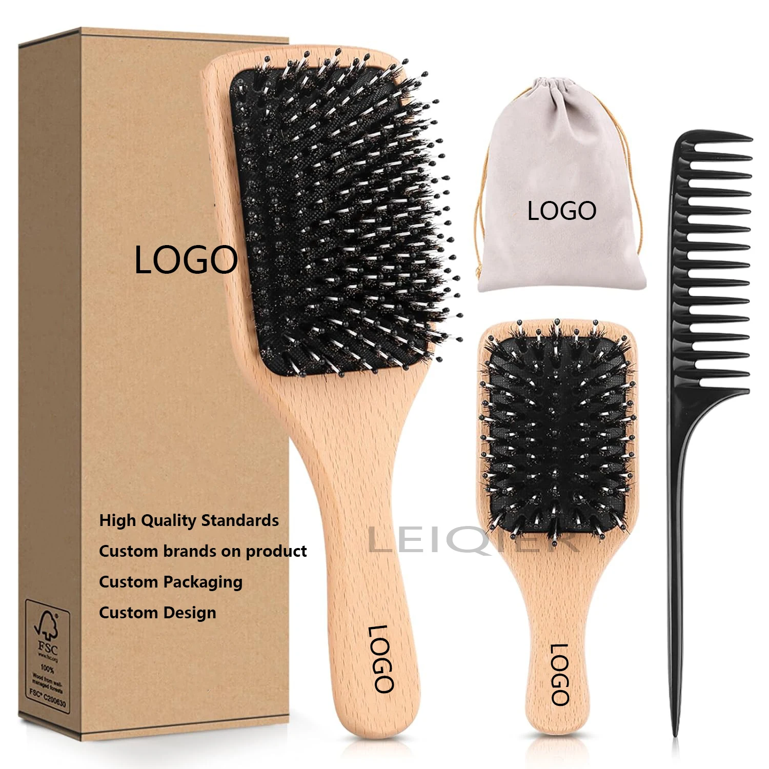 Расческа для волос с логотипом