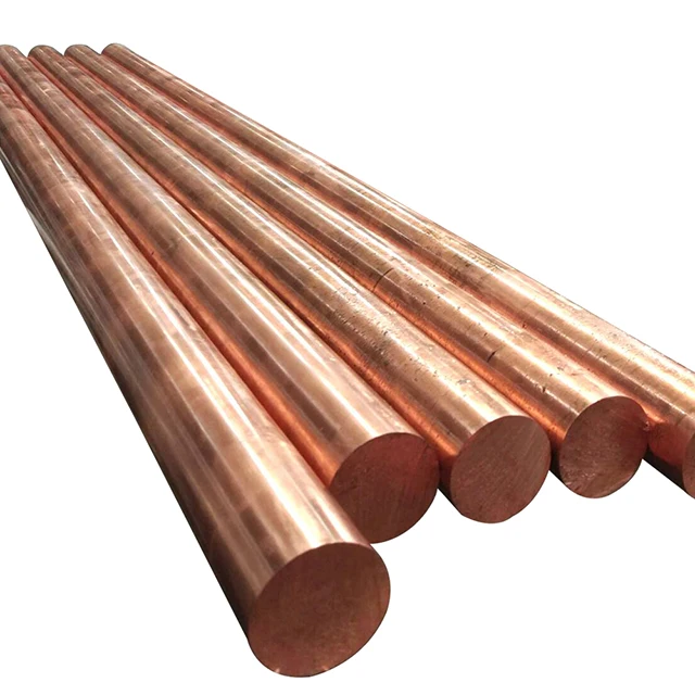 High Quality 99.9% Purity Customized Straight Copper Bars & Copper Rod Price/Kg C11000 C10200