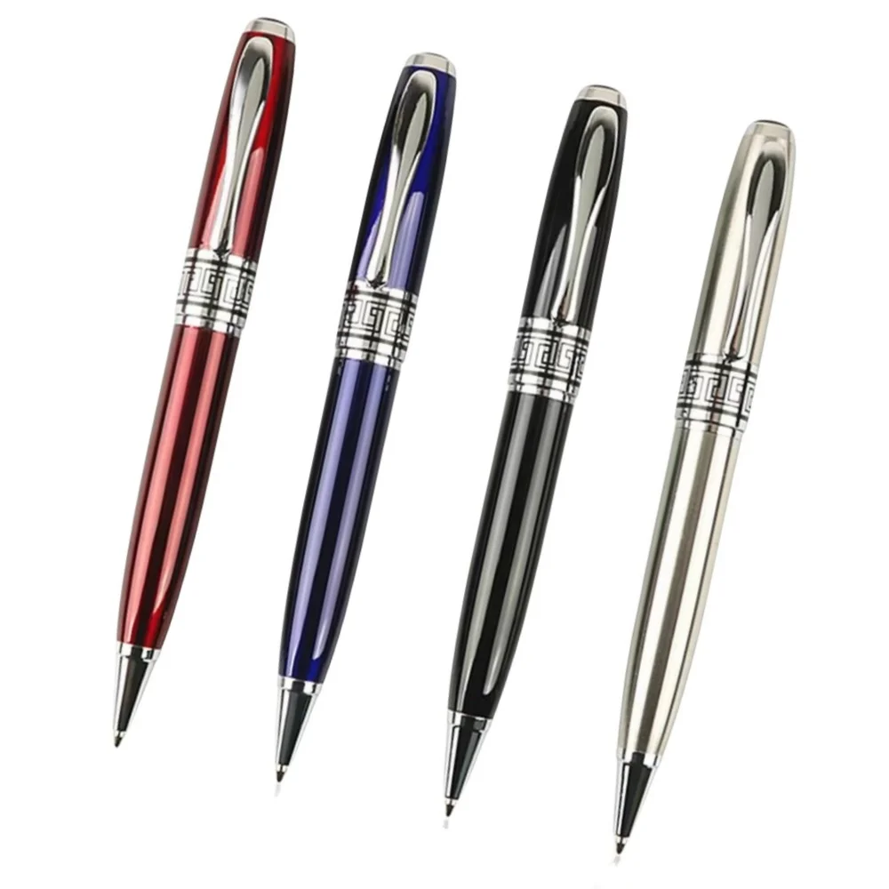 Роскошная тяжелая металлическая лазерная гравировка с логотипом латунная рекламная Шариковая Ручка-B-8626