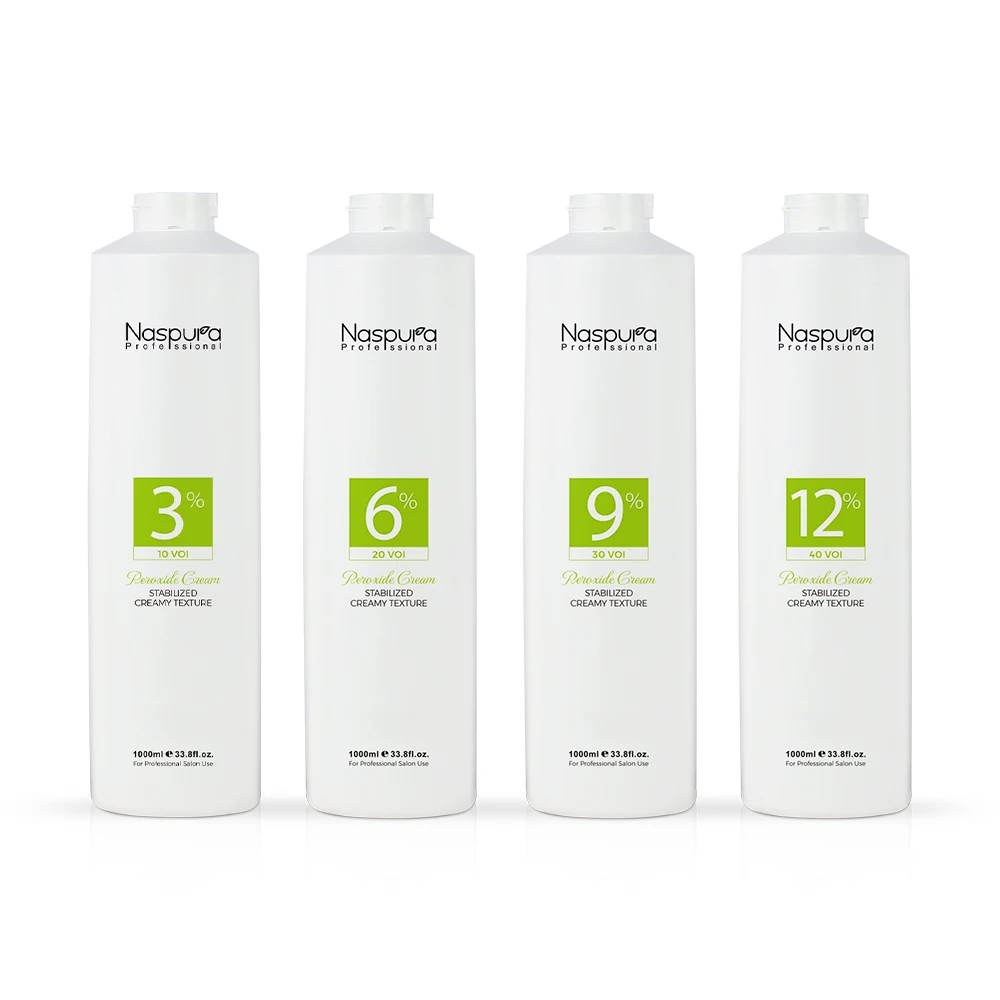 OEM Manufacture Permanent Developer 3% 6% 9% 12% Oxidant Peroxide Cream Use with Color & Bleaching Cream