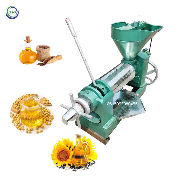 Mini Grain Almond Copra Oil Press Machine Cooking Rapeseed Oil Pressing Machine With Filters