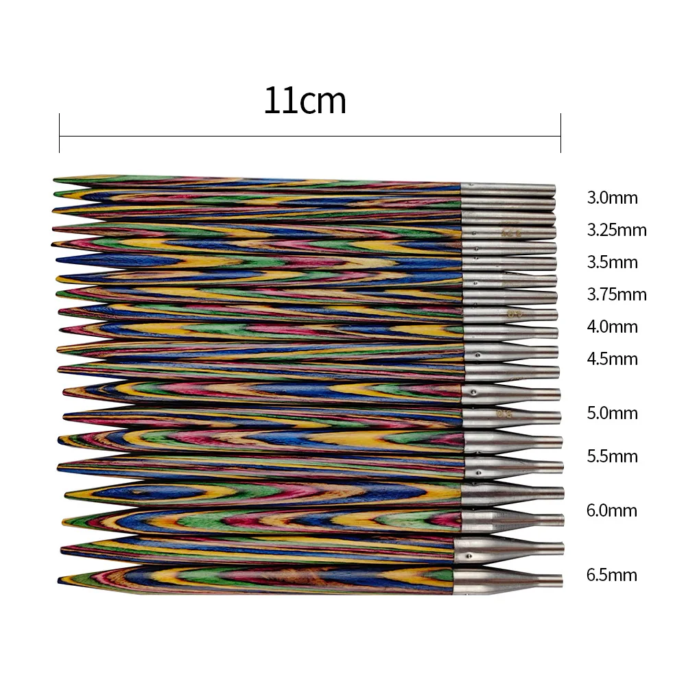 Interchangeable Knitting Needle Set With Case Accessories Ideal Gift for Beginners & Professionals