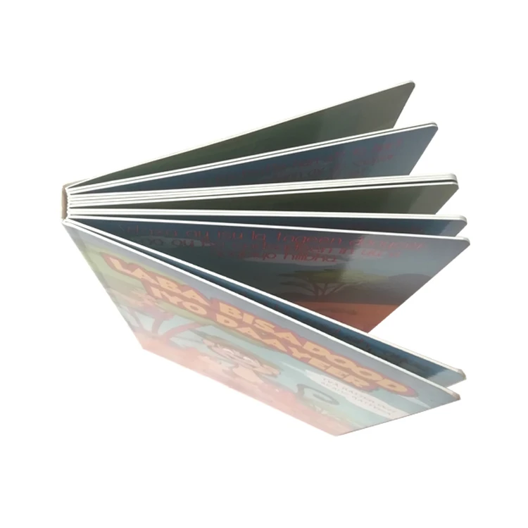 Custom Print Colorful Children Cardboard Baby Story Books On Demand