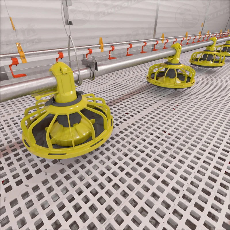 Free-range floor Raising management chicken Broiler Breeder Poultry Farm pan feeder fully automatic feeding system line
