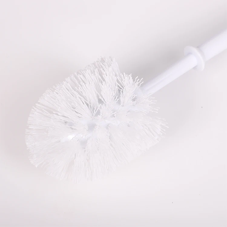 Top Sale Bathroom Accessories Round Toilet Floor Brush Plastic Home Cleaning Brushes With Handle
