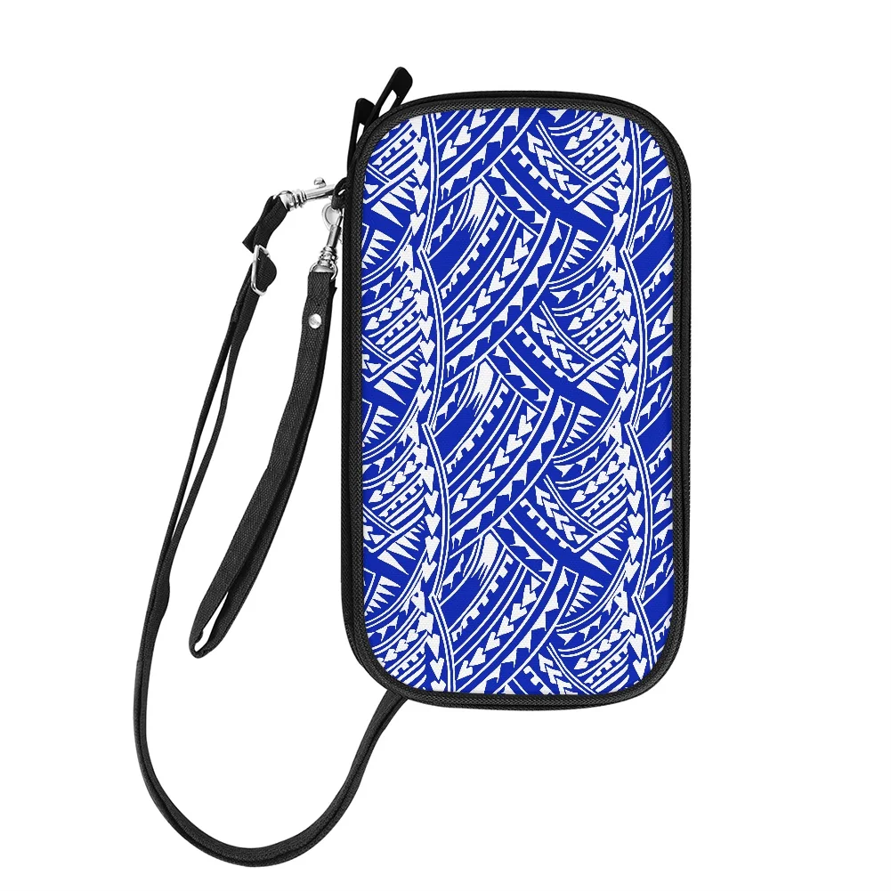 Прямые продажи с фабрики, повседневные сумки на заказ, полинезийские фицзянские Тапа, сумки для паспорта с принтом племени для путешествий, сумка для паспорта