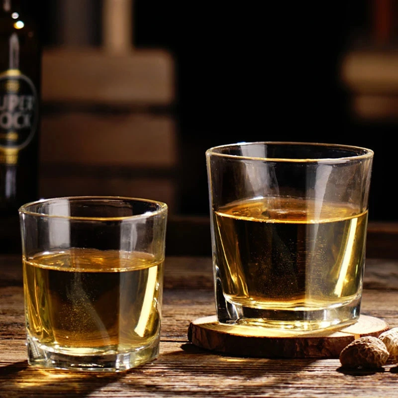 Beer Mug Glass Tumbler Transparent Clear Drinkware Fashion Water Spirit Cup Bar Home Wholesale Whisky Beer Cup