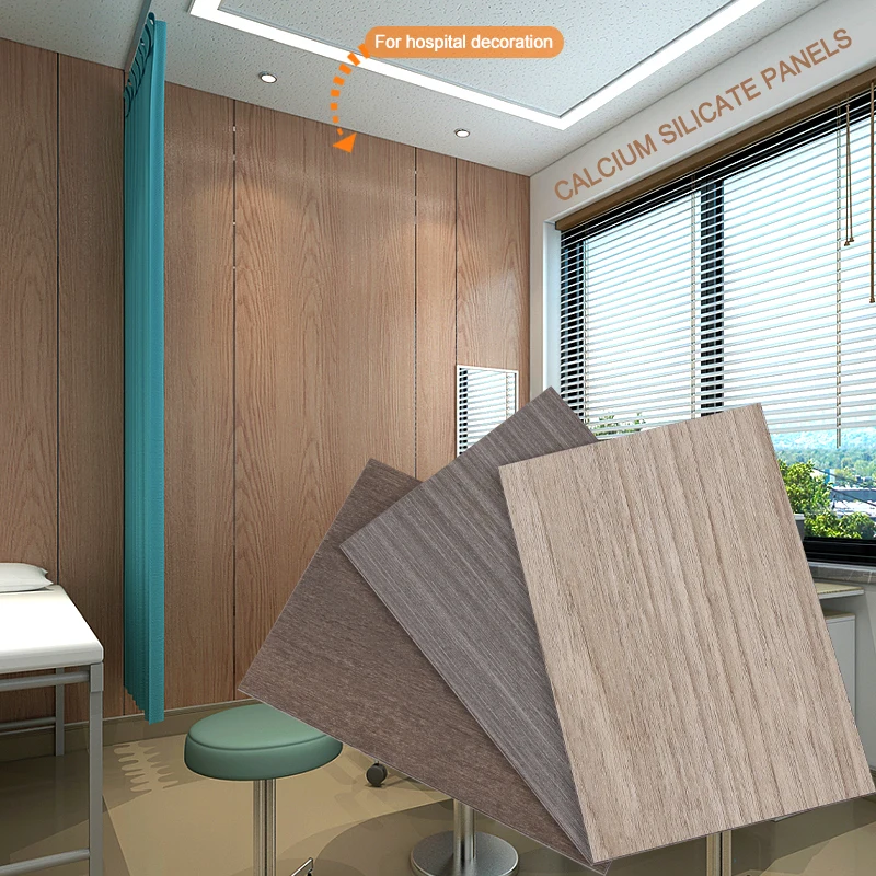 HPL Calcium Silicate Panels Fireproof Cement Fiber Board Suitable for interior exterior of hospital hotel projects