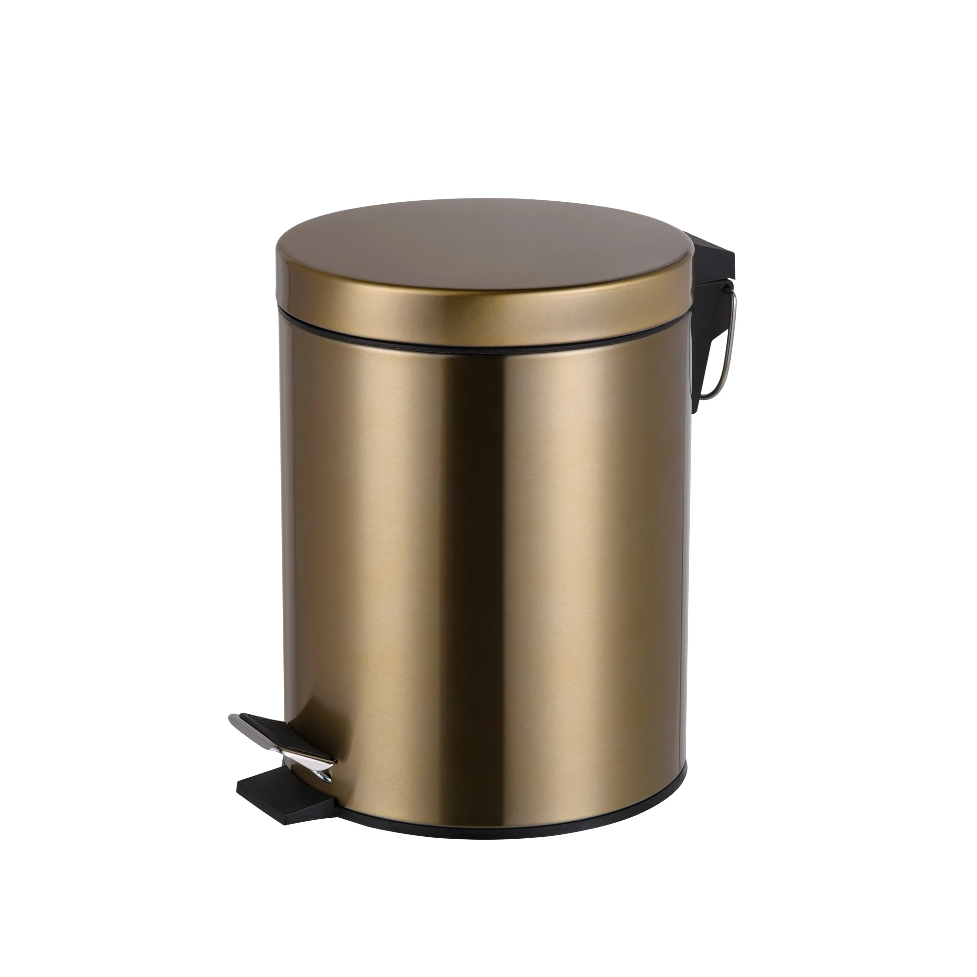 Полировочная отделка из нержавеющей стали мусорный бак для ванной комнаты идеальный с мягким closingWBR001