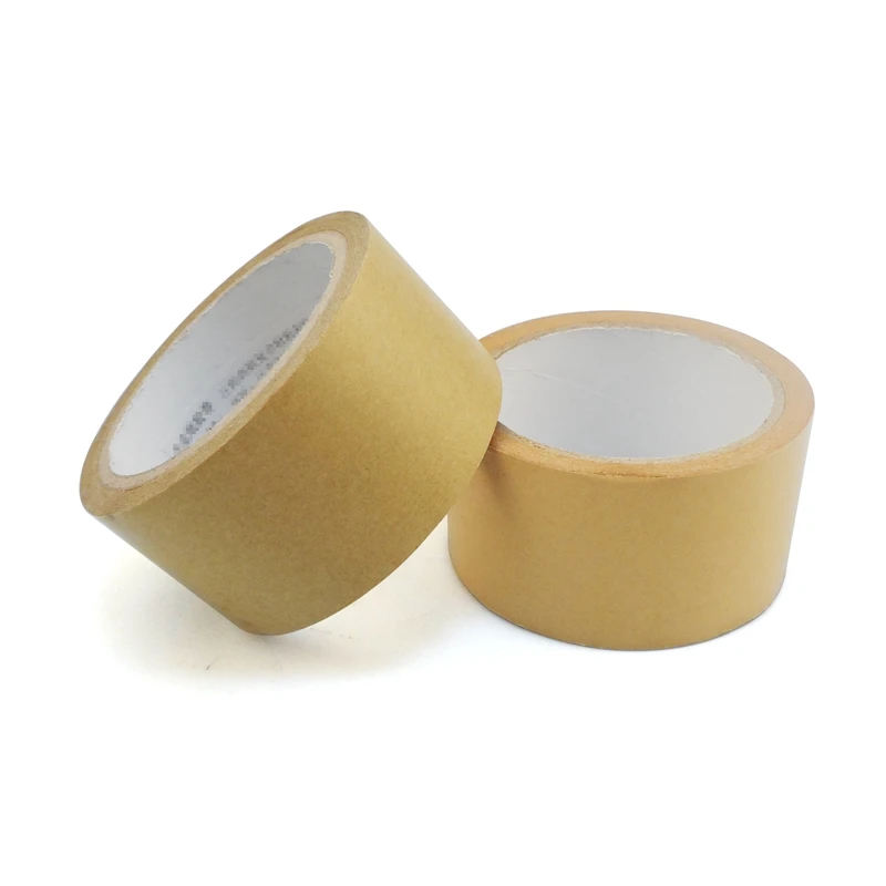 Free sample Eco-friendly coated PE Gummed Kraft paper tape for Packaging Carton sealing